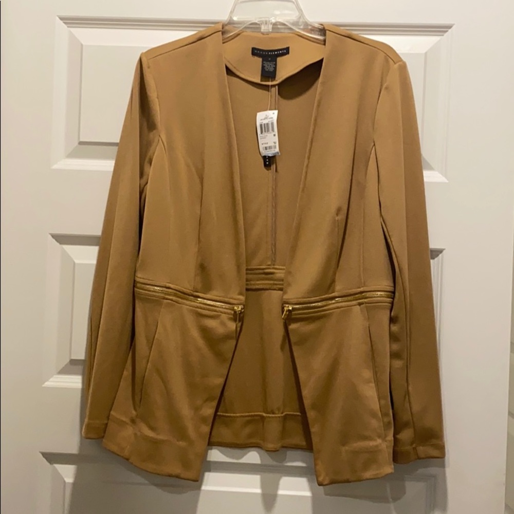 NWT Tan Suit Jacket